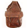 Tooled Leather Saddle Bags