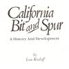 Image 2 : California Bit & Spur Book" by Lou Kosloff