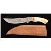 Image 1 : Special Edition Damascus Steel Upswept Skinner