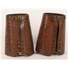 Image 2 : Pair of Finely Tooled Cowboy Cuffs
