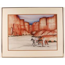 "El Cañon" Print by Amado Peña