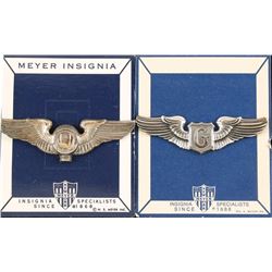 2 USAAF WWII Army Wings