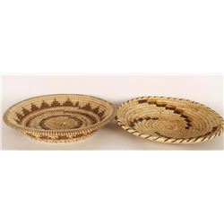 Collection of 2 Papago Baskets