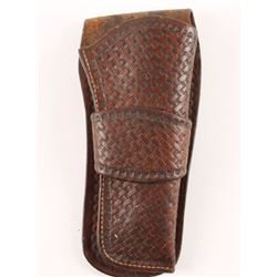 R.T. Fraiser Basket Weave Tooled Holster