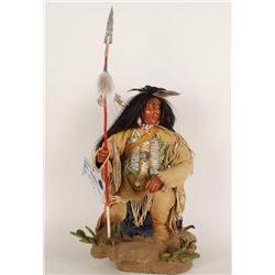 Indian Warrior Figurine