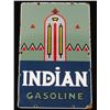 Vintage Indian Gasoline Porcelain Advertising Sign