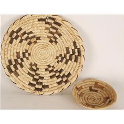 Collection of 2 Papago Baskets