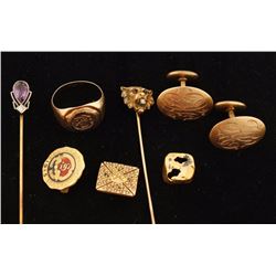 Lot of Yellow Gold Jewelry