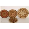 Image 1 : Collection of 4 Basketry Trays