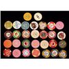Lot of 30 Obsolete Nevada Gambling Poker Chips
