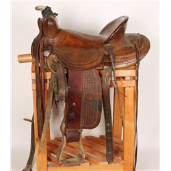 L.H. Brand Western Saddle