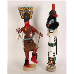 Lot of 2 Large Kachinas