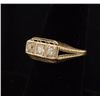 Image 2 : Timeless Art Deco 3 Stone Diamond Ring