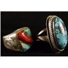 Image 2 : 2 Large Mens Navajo Rings