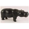 Image 1 : Obsidian Hippopotamus Sculpture