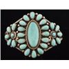 Image 1 : Ladies Turquoise Cluster Bracelet