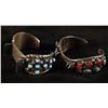 Image 1 : Pair of Ladies Navajo Watchband Cuffs