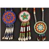 Image 2 : Lot of 3 Beaded Necklaces with Beaded Conchos