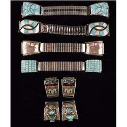 Lot of 6 Navajo Watchbands