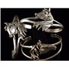 Collection of Sterling Horse Head Bracelets