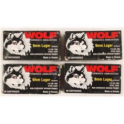 Lot of 4 Boxes 9mm