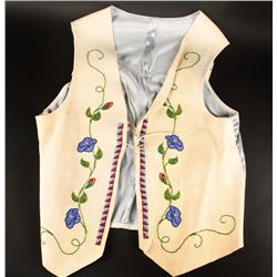 Crow Man's Buckskin Vest