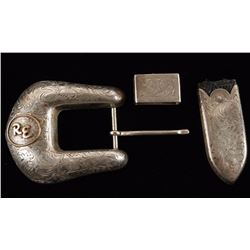 Beautiful Bohlin Belt Buckle and Keeper