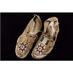 Pair of beaded Moccasins