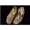 Image 1 : Pair of beaded Moccasins