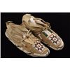 Image 2 : Pair of beaded Moccasins