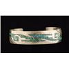 Image 1 : Early Sterling Silver Tommy Singer Inlay Cuff