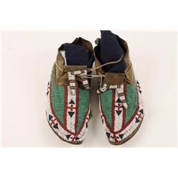 Sioux Fully Beaded Moccasins