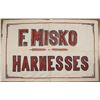 Image 1 : Antique Advertising Banner for F. Misko Harness