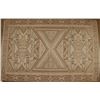 Image 1 : Raised Outline Geometric Pattern Indian Rug