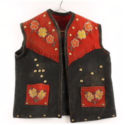 Beaded & Studded Wild West Show Vest