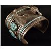 Image 1 : Large Navajo Watchband Cuff