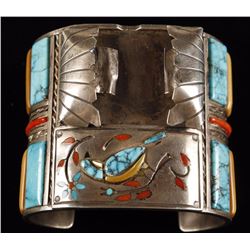 Large Zuni Watchband Cuff