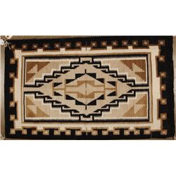 Two Grey Hills Navajo All Natural Textile Weaving