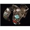 Image 2 : Collection of 2 Navajo Watchband Cuffs