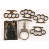 Image 1 : Lot of Brass Knuckles & Comealong