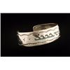 Image 2 : Sterling Turquoise & Coral Chip Inlay Cuff