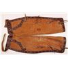 Image 1 : Pair of Orange Suede Chaps