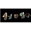 Image 1 : Lot of 5 Navajo Rings