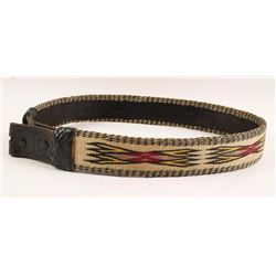 Prison Made Hitched Horsehair Braided Belt