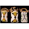 Image 1 : Lot of 3 Beaded Possibles Bags
