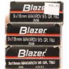 Image 2 : Lot of 3 Boxes 9x18 Ammo