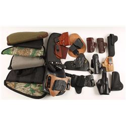 Lot of Holsters & Gun Rugs