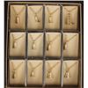 Image 1 : Collection of 12 Gold Plated Oilfield Necklace &