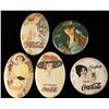 Image 1 : Lot of 5 Coca Cola Advertising Pocket Mirrors