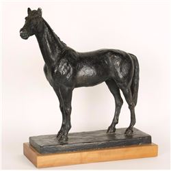 Faux Bronze Horse Figurine